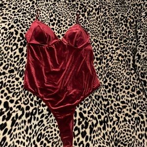 Red Velvet Bodysuit